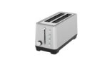 4-Slice Toaster, Extra Wide Long Slot Toaster, 6 Browning Settings, Bagel/Defrost/Reheat Functions, Removable Crumb Tray, Stainless Steel Housing, Silver - Image 12