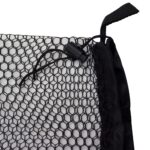(5 pack) Heavy-Duty Black Polyester Mesh Laundry Bag with Carry Strap, 24" x 36" - Image 4
