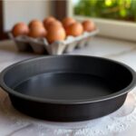 (3 pack) Nonstick Steel 9" x 9" Round Cake Pan, Dark Gray - Image 4