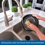 (3 pack) Nonstick Steel 9" x 9" Round Cake Pan, Dark Gray - Image 6