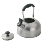 1.8-Liter Whistle Tea Kettle, Induction Compatible, Stainless Steel, Silver - Image 2