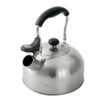 1.8-Liter Whistle Tea Kettle, Induction Compatible, Stainless Steel, Silver
