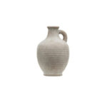 Indoor Ceramic Handled Jug, 7" Brown