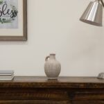 Indoor Ceramic Handled Jug, 7" Brown - Image 4