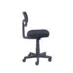 Mesh Task Chair with Plush Padded Seat, Teens and Adult, Black/Black - Image 2