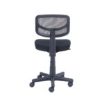 Mesh Task Chair with Plush Padded Seat, Teens and Adult, Black/Black - Image 3