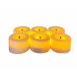 (3 pack) Unscented Led Tealights Flameless Candles, White, 4.60", 0.18 lb - Image 3
