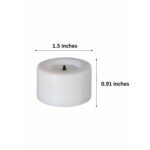 (3 pack) Unscented Led Tealights Flameless Candles, White, 4.60", 0.18 lb - Image 5