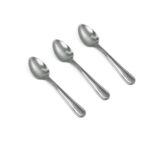 (6 pack) Fleetline Stainless Steel Adult Teaspoon, 3-Piece Set, Silver - Image 2