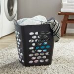 (3 pack) Flex Square Laundry Hamper, Black - Image 2