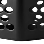 (3 pack) Flex Square Laundry Hamper, Black - Image 5