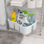 4 Pack Easy Carry, Handy Plastic Utility Storage, White - Image 4
