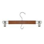 Walnut Finish Solid Wood Pant & Skirt Hangers, 36 Pack - Image 2