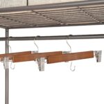 Walnut Finish Solid Wood Pant & Skirt Hangers, 36 Pack - Image 4