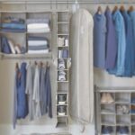 (2 pack)Polyester & Cotton 10-Shelf Hanging Adult Closet Organizer with 4 Side Pockets - Image 2
