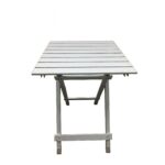 Aluminum Camping Table, Silver - Image 2