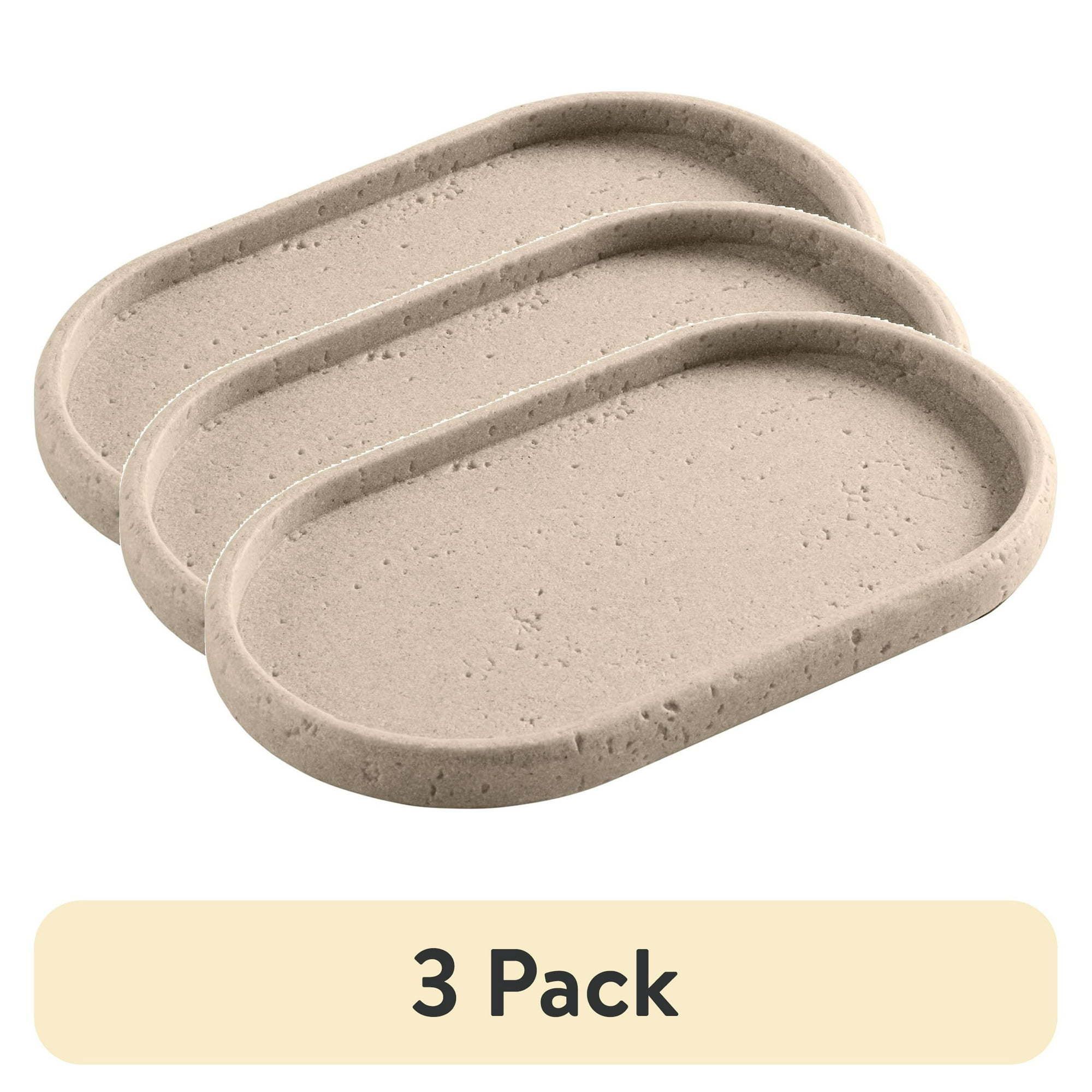 d01027hibpv.jpg (3 pack)Faux Stone Accessory Tray - Image 1
