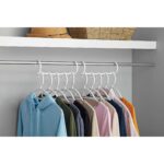 (3 pack)Space Saving Cascading Plastic Clothing Hanger, Any Age, 10 Pack, White, Good for Adults, Teens, and Kids - Image 5