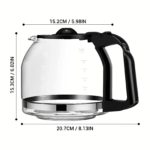 12 Cup Glass Replacement Carafe - Image 15