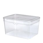 (4Pack)Clear Glossy Plastic Extra Tall Shoe Box with Lid, Adult Size,One Pair of Size, One Tier - Image 2