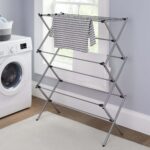 Functional and Energy Saving Oversized Collapsible Steel Closets Clothes Drying Rack, Silver - Image 5