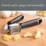 7.7in Ergonomic Lightweight Stainless Steel Garlic Press - Image 3