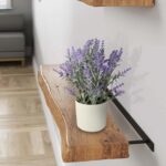 11-inch x 4-inch Artificial Lavender Plant in White Pot, Purple, for Indoor Use, by - Image 5