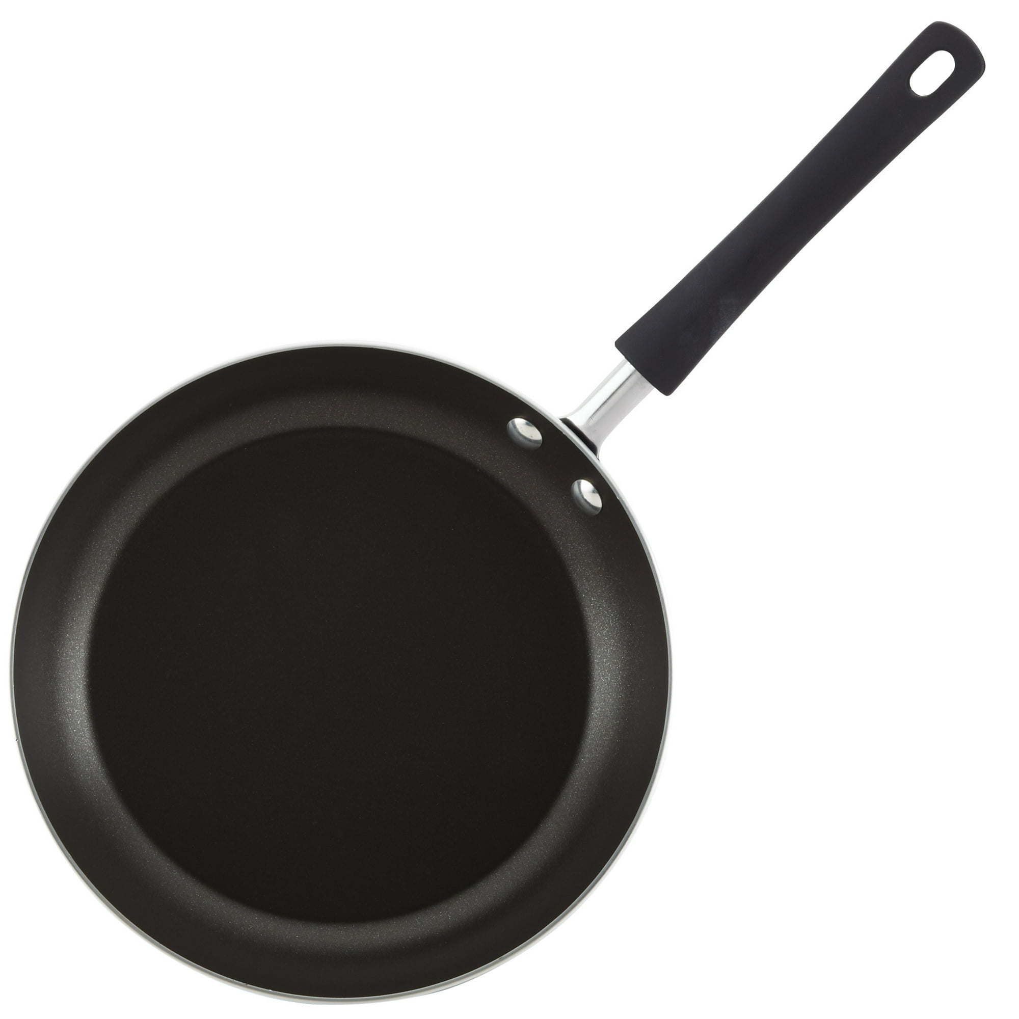 d01027hicda.jpg 3 Piece Aluminum Nonstick Frying Pan Set, Black - Image 1