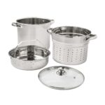 4-Piece Stainless Steel 8 qt Cooker Multipot Set
