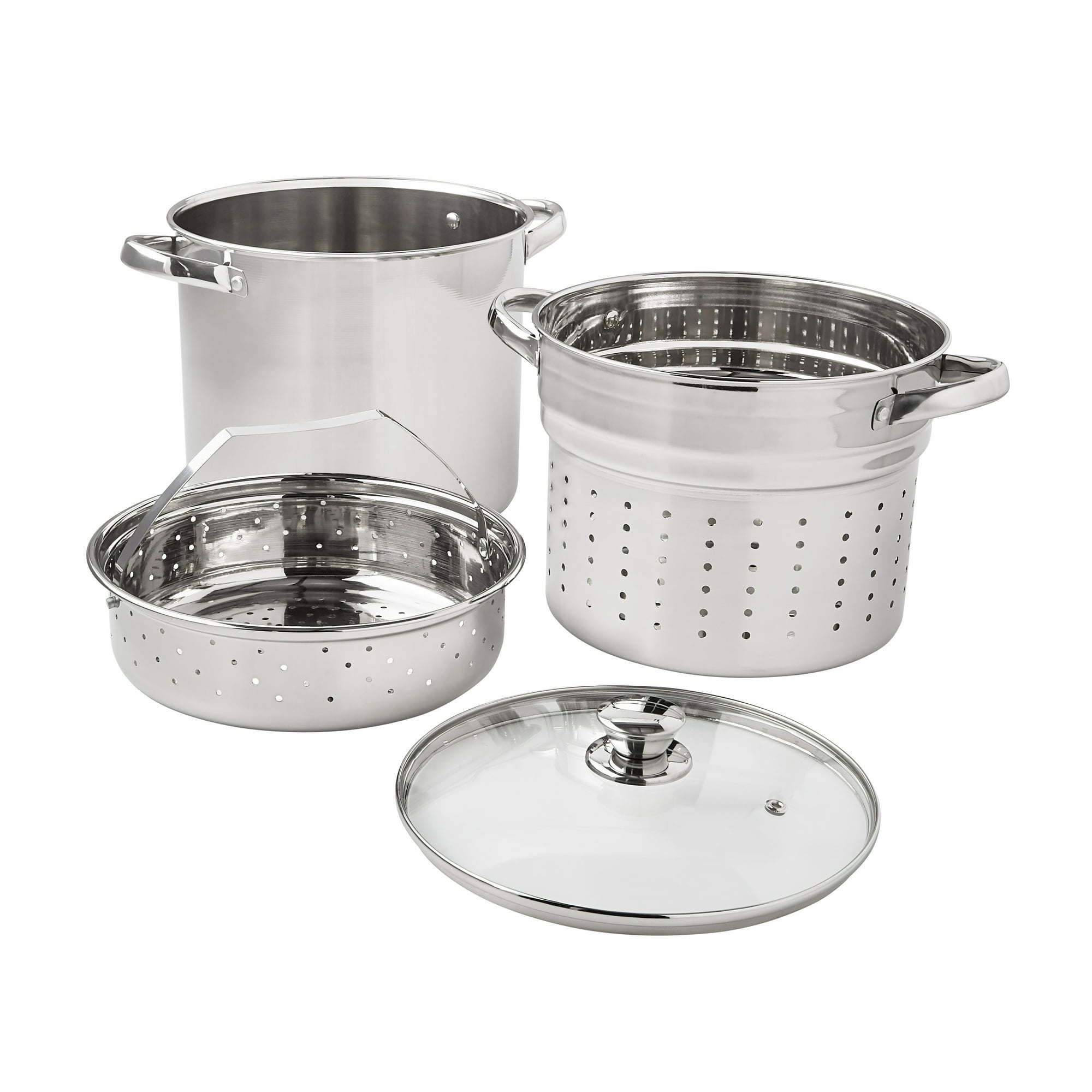 d01027hicku.jpg 4-Piece Stainless Steel 8 qt Cooker Multipot Set - Image 1