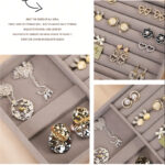 Grey Jewelry Tray - Soft Velvet Lining Organizer for Rings, Earrings & Necklaces | Compact Storage with Anti-Scratch Surface | Perfect for Dresser, Vanity & Travel - Image 6