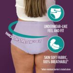 (4 pack) Women's Overnight Incontinence & Postpartum Underwear, L , Ultimate Absorbency (16 Count) - Image 4