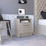 Leyva Nightstand, Two Drawers, Superior Top - Image 3