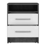 Leyva Nightstand, Two Drawers, Superior Top - Image 13