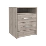 Leyva Nightstand, Two Drawers, Superior Top - Image 2