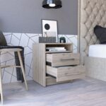 Leyva Nightstand, Two Drawers, Superior Top - Image 4