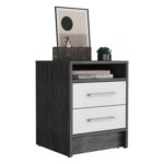 Leyva Nightstand, Two Drawers, Superior Top - Image 10