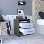 Leyva Nightstand, Two Drawers, Superior Top - Image 11