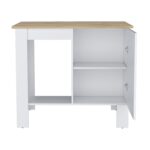 Caddo Kitchen Island with Storage and Cabinet - Image 5