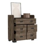 Neptune Dresser, Four Drawers, Four Legs, Superior Top - Image 8