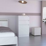 Diamond Dresser, Jewelry Box, Mirror, Single Door Cabinet, Two Drawers