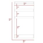 Diamond Dresser, Jewelry Box, Mirror, Single Door Cabinet, Two Drawers - Image 10