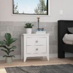 Oasis Nightstand, Two Drawers, Four Legs, Superior Top - Image 2