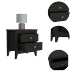 Oasis Nightstand, Two Drawers, Four Legs, Superior Top - Image 7