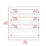 Aralia Drawer Dresser, Four Drawers, Superior Top - Image 10