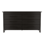 Paris Six Drawer Double Dresser, Four Legs, Superior Top - Image 10