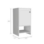 Braavos Bathroom Vanity, Sink, Two Shelves, Single Door Cabinet - Image 5