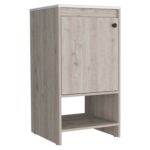Braavos Bathroom Vanity, Sink, Two Shelves, Single Door Cabinet - Image 10