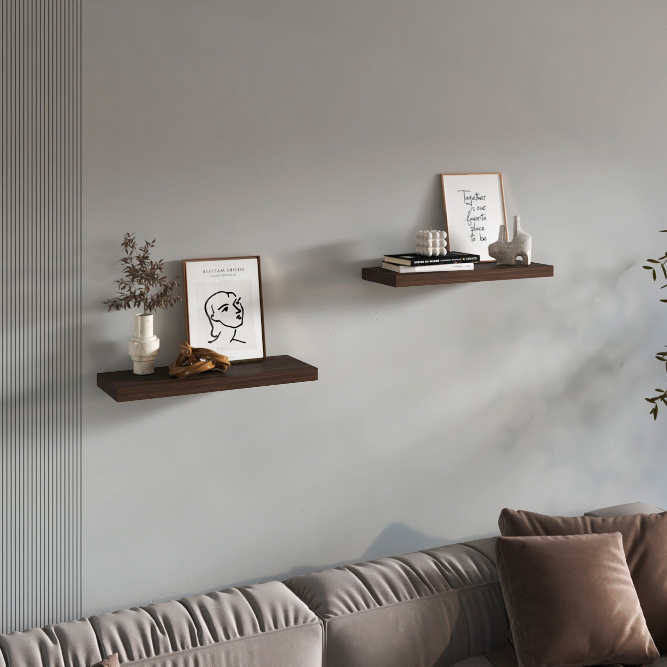 d01027rj82j.jpg Belville Floating Shelves, 2 Shelves, 1.50" H - Image 1