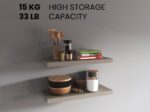 Belville Floating Shelves, 2 Shelves, 1.50" H - Image 28